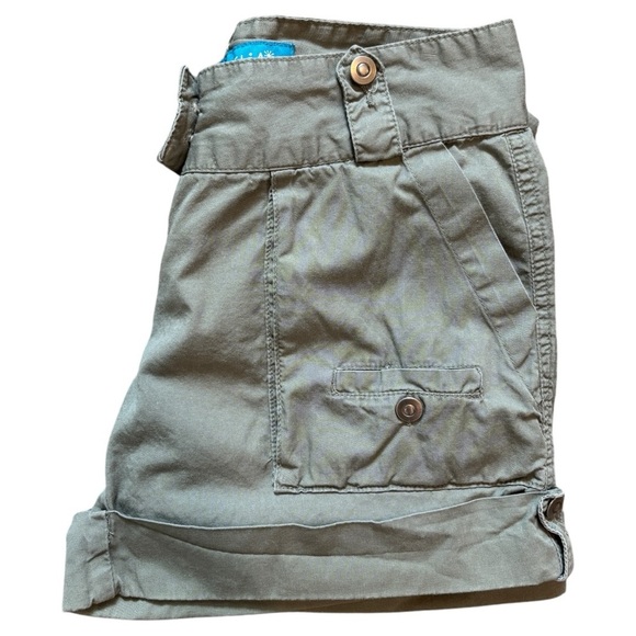 Delia*s Cargo Shorts Cuff Flat Front Vintage Junior Size 9 - Picture 3 of 9